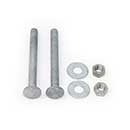 Snug Cottage [FP-CB340-G] Steel Carriage Bolt, Nut & Washer Pack - Hot Dipped Galvanized Finish - 3/8" x 4" L