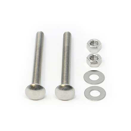 Snug Cottage [FP-CB340-SS] Stainless Steel Carriage Bolt, Nut &amp; Washer Pack - 3/8&quot; x 4&quot; L