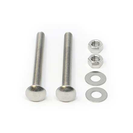 Snug Cottage [FP-CB340-SS] Stainless Steel Carriage Bolt, Nut &amp; Washer Pack - 3/8" x 4" L