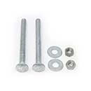 Snug Cottage [FP-CB345-G] Steel Carriage Bolt, Nut & Washer Pack - Hot Dipped Galvanized Finish - 3/8" x 4 1/2" L