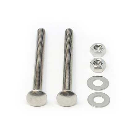 Snug Cottage [FP-CB345-SS] Stainless Steel Carriage Bolt, Nut &amp; Washer Pack - 3/8" x 4 1/2" L