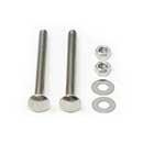 Snug Cottage [FP-CB345-SS] Stainless Steel Carriage Bolt, Nut & Washer Pack - 3/8" x 4 1/2" L