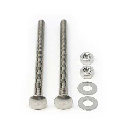 Snug Cottage [FP-CB360-SS] Stainless Steel Carriage Bolt, Nut &amp; Washer Pack - 3/8&quot; x 6&quot; L