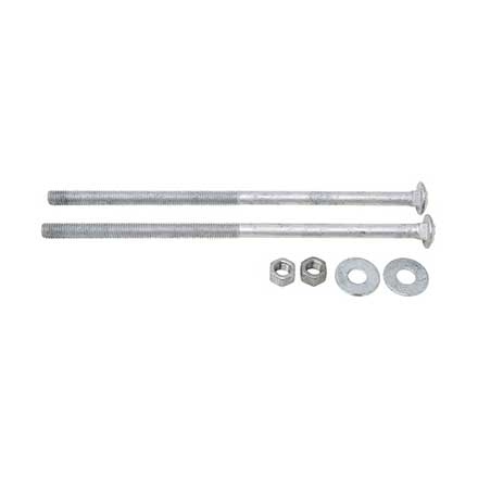 Snug Cottage [FP-CB5120-G] Steel Carriage Bolt, Nut &amp; Washer Pack - Hot Dipped Galvanized Finish - 1/2" x 12" L