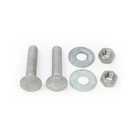 Snug Cottage [FP-CB525-G] Steel Carriage Bolt, Nut &amp; Washer Pack - Hot Dipped Galvanized Finish - 1/2&quot; x 2 1/2&quot; L