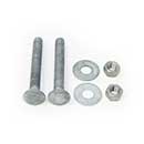 Snug Cottage [FP-CB540-G] Steel Carriage Bolt, Nut & Washer Pack - Hot Dipped Galvanized Finish - 1/2" x 4" L