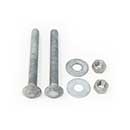 Snug Cottage [FP-CB550-G] Steel Carriage Bolt, Nut & Washer Pack - Hot Dipped Galvanized Finish - 1/2" x 5" L