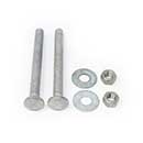 Snug Cottage [FP-CB555-G] Steel Carriage Bolt, Nut &amp; Washer Pack - Hot Dipped Galvanized Finish - 1/2" x 5 1/2" L