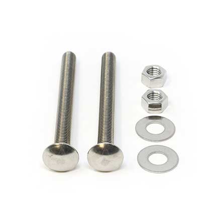 Snug Cottage [FP-CB555-SS] Stainless Steel Carriage Bolt, Nut &amp; Washer Pack - 1/2&quot; x 5 1/2&quot; L