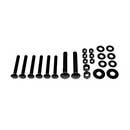 Snug Cottage [FP8305-20B] Steel Carriage Bolt, Nut & Washer Pack - 8305/8307 Straps - Black Finish - Up to 2" TH