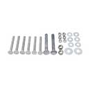 Snug Cottage [FP8305-25G] Steel Carriage Bolt, Nut & Washer Pack - 8305/8307 Straps - Hot Dipped Galvanized Finish - For Gates 2 1/2" TH