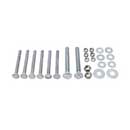 Snug Cottage [FP8305-30G] Steel Carriage Bolt, Nut & Washer Pack - 8305/8307 Straps - Hot Dipped Galvanized Finish - For Gates 3" TH