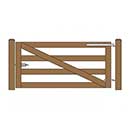 Snug Cottage [FP-MAINE-G] Maine Gate Fastener Pack - Single Gate - Hot Dipped Galvanized Finish