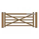 Snug Cottage [FP-XRAIL-G] X Rail Gate Fastener Pack - Single Gate - Hot Dipped Galvanized Finish