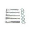 Snug Cottage [FP-LS8256-G] Steel Lag Screw & Washer Pack - Hot Dipped Galvanized Finish - 3/8" x 3 1/2" L