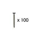 Snug Cottage [FP-BSS-8-15C] Stainless Steel Wood Screw - Phillips - Flat Head - Black Finish - #8 x 1 1/2" L - 100 Pack