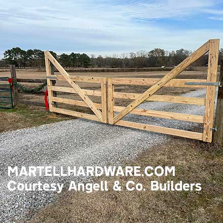 Cape Cod Double Gate featuring Snug Cottage Hardware - Showcase Gallery - Snug Cottage Exterior Door &amp; Gate Hardware - Architectural & Builder's Hardware