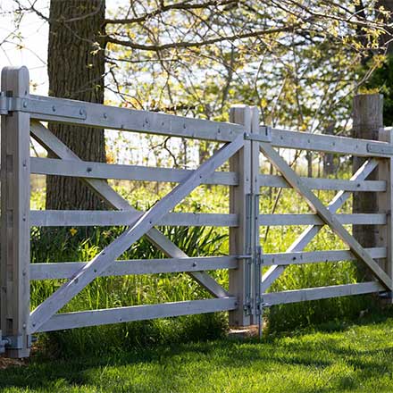 Double V Gate Behind Posts featuring Snug Cottage Hardware - Showcase Gallery - Snug Cottage Exterior Door &amp; Gate Hardware - Architectural & Builder's Hardware