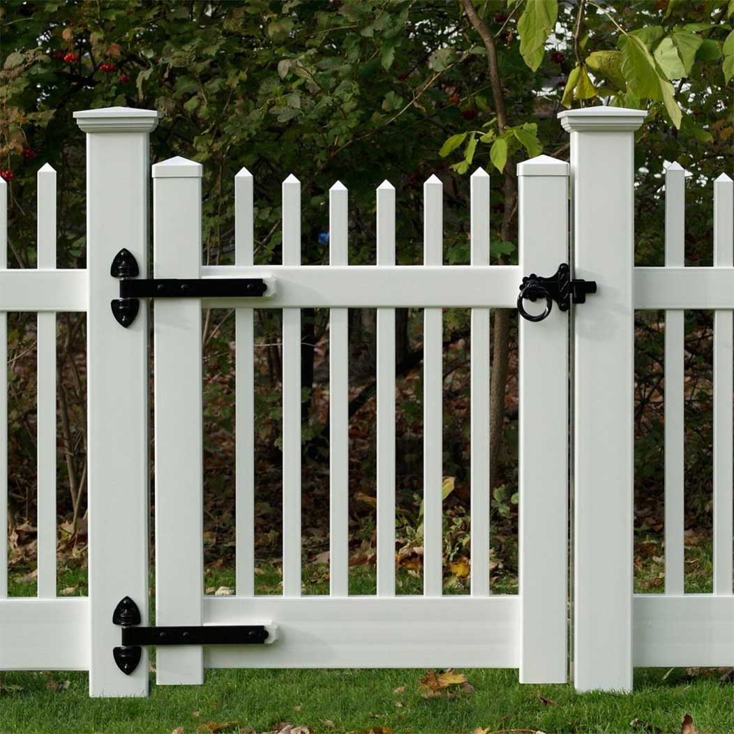 Cape Cod Double Gate featuring Snug Cottage Hardware