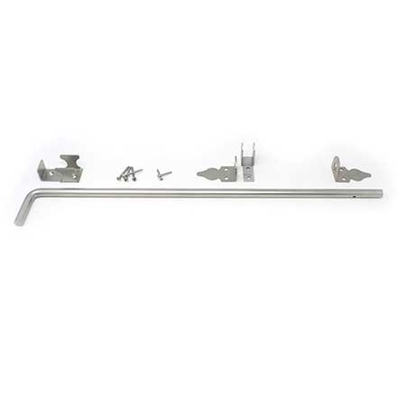 Snug Cottage [4096-24316] Stainless Steel Exterior Gate Cane Bolt - Natural Satin Finish - 24" L