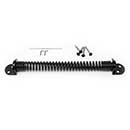 Snug Cottage [4612-HSS] Stainless Steel Brutus Torsion Gate Spring Closer - Black Finish - 13 1/2&quot; L