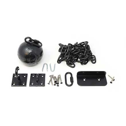 Snug Cottage [CBP-DELUXE] Cast Iron Gate Cannonball Closer - Deluxe Kit - Black Finish - 6 lbs.