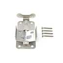 Snug Cottage [4100-3SS] Stainless Steel Exterior Gate Latch - Quick Catch - Natural Satin Finish - 3" W