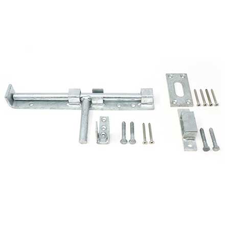 Snug Cottage [5002-L122] Steel Heavy Duty Exterior Gate Slide Bolt Latch - Hot Dipped Galvanized Finish - 12" L