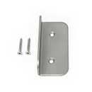 Snug Cottage [1400-015316] Stainless Steel Exterior Gate Stop - L Shape - Natural Satin Finish - 1 1/2" Stop Surface