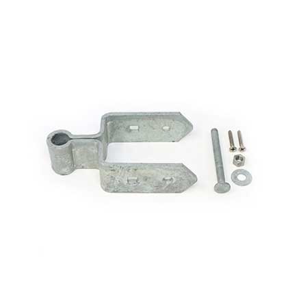 Snug Cottage [8312-652] Steel Heavy Duty Exterior Gate Strap Hinge - Double w/ Central Eye - Hot Dipped Galvanized Finish - 5&quot; L