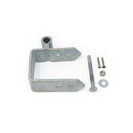 Snug Cottage [8325-052] Steel Heavy Duty Exterior Gate Strap Hinge - Double w/ Rear Eye - 3 1/2&quot; Gap - Hot Dipped Galvanized Finish - 5&quot; L