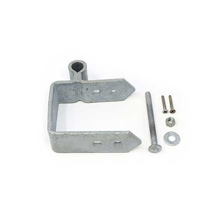 Snug Cottage [8325-052] Steel Heavy Duty Exterior Gate Strap Hinge - Double w/ Rear Eye - 3 1/2" Gap - Hot Dipped Galvanized Finish - 5" L