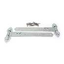 Snug Cottage [8292-182] Forged Steel Gate Strap Hinge Set - Old Fashioned Heavy Duty - Hot Dipped Galvanized Finish - 18" L - Pair