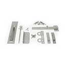 Snug Cottage [6300-S316] Stainless Steel Exterior Gate Thumb Latch Set - Contemporary Suffolk Style - Flush Mount - Natural Satin Finish