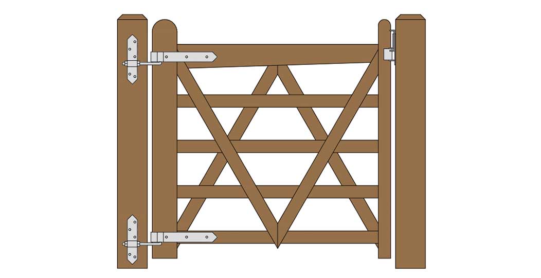 Double V Single Gate