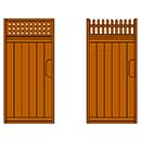 Hyde Park Privacy Gate Plans - Single Gate - Snug Cottage Hardware Gate Guides & Plans