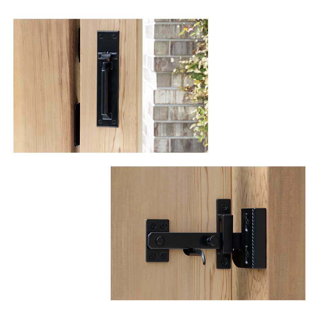 Snug Cottage Contemporary Gate Thumb Latches