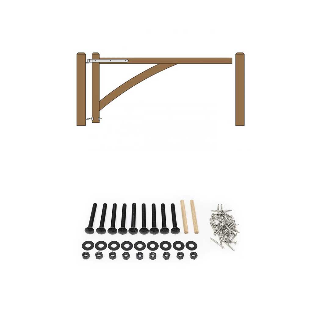 Snug Cottage [FP-WELDONBARR-B] Weldon Barrier Gate Fastener Pack