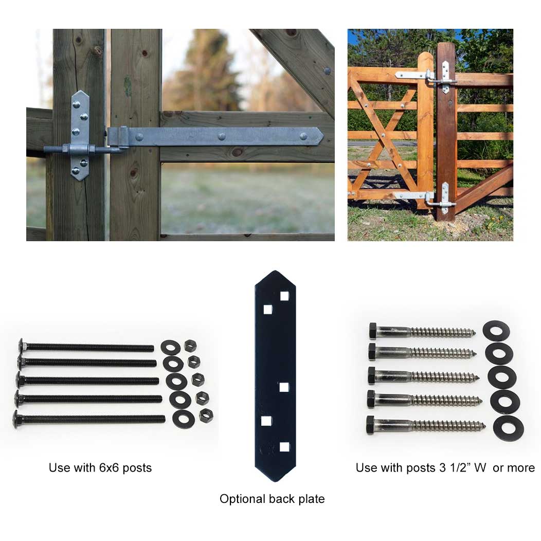 Snug Cottage [8256342] Steel Heavy Duty Exterior Gate Strap Hinge