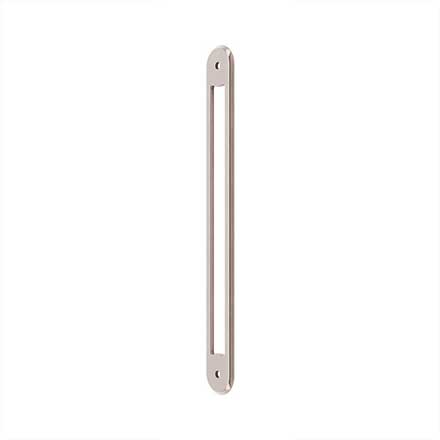 Top Knobs [TK3359BSN] Die Cast Zinc Appliance Pull Backplate - Brockwell Series - Brushed Satin Nickel Finish - 18" C/C - 19 5/8" L