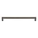 Top Knobs [M2624] Plated Steel Appliance/Door Pull Handle - Amwell Series - Ash Gray Finish - 12" C/C - 12 9/16" L