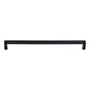 Top Knobs [M2638] Plated Steel Appliance/Door Pull Handle - Amwell Series - Flat Black Finish - 12" C/C - 12 9/16" L