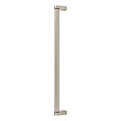 Top Knobs [M2652] Plated Steel Appliance/Door Pull Handle - Amwell Series - Brushed Satin Nickel Finish - 12&quot; C/C - 12 9/16&quot; L