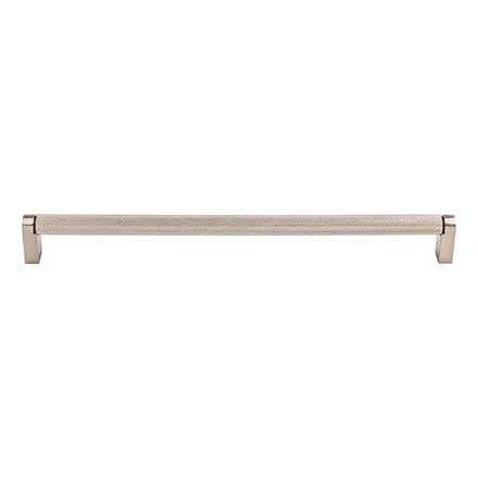 Top Knobs [M2653] Plated Steel Appliance/Door Pull Handle - Amwell Series - Brushed Satin Nickel Finish - 18&quot; C/C - 18 9/16&quot; L