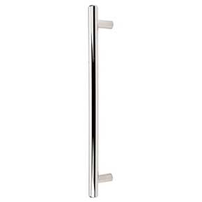 Top Knobs [M1332-24] Plated Steel Appliance/Door Pull Handle - Hopewell Series - Polished Nickel Finish - 24" C/C - 26 1/4" L