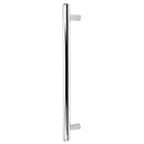 Top Knobs [M1332-24] Plated Steel Appliance/Door Pull Handle - Hopewell Series - Polished Nickel Finish - 24&quot; C/C - 26 1/4&quot; L