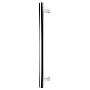 Top Knobs [M1854-12] Plated Steel Appliance/Door Pull Handle - Hopewell Series - Polished Chrome Finish - 12" C/C - 14 1/4" L