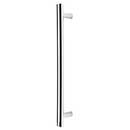 Top Knobs [M1854-12] Plated Steel Appliance/Door Pull Handle - Hopewell Series - Polished Chrome Finish - 12&quot; C/C - 14 1/4&quot; L