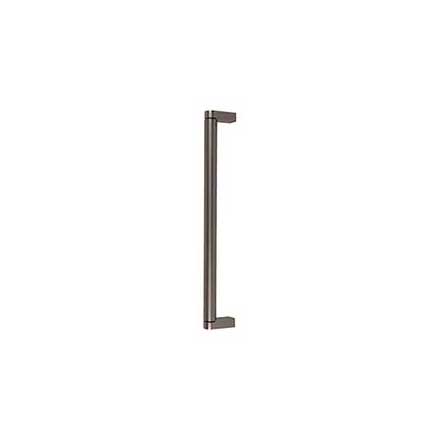 Top Knobs [M2470] Plated Steel Appliance/Door Pull Handle - Pennington Series - Ash Gray Finish - 12&quot; C/C - 12 9/16&quot; L