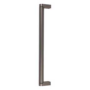 Top Knobs [M2473] Plated Steel Appliance/Door Pull Handle - Pennington Series - Ash Gray Finish - 30" C/C - 30 9/16" L